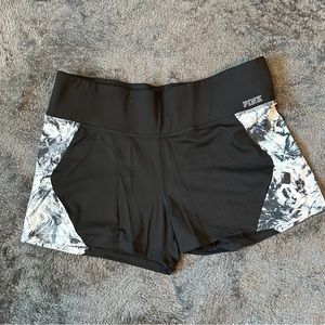 PINK Victoria's Secret Black and Gray Women's Shorts